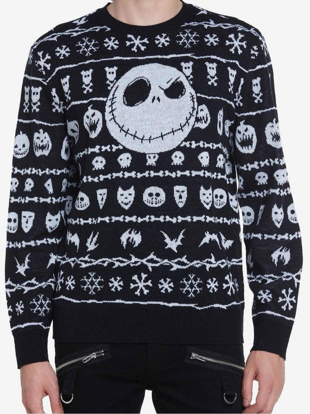 Disney Tim Burton’s The Nightmare Before Christmas Fair Isle Intarsia Sweater